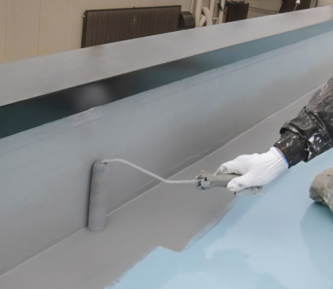 ウレタン防水の施工イメージ