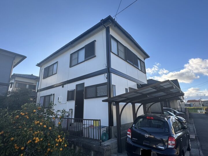 大治町で建ててから２回目の外壁塗装、屋根塗装工事を行いました。