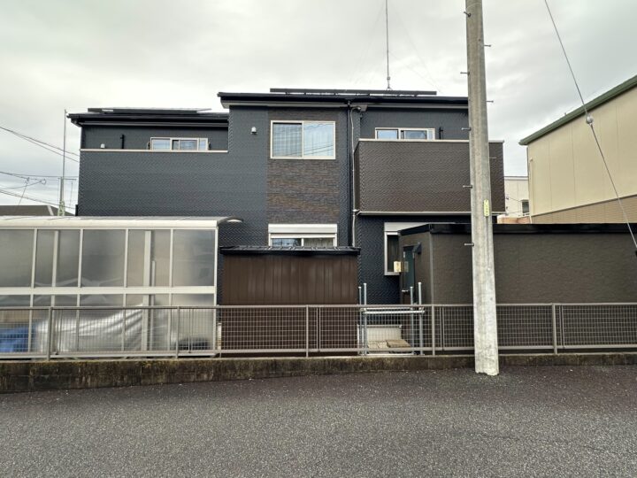 あま市で高耐久２液型水性フッ素塗料で外壁塗装・屋根塗装工事を行いました。