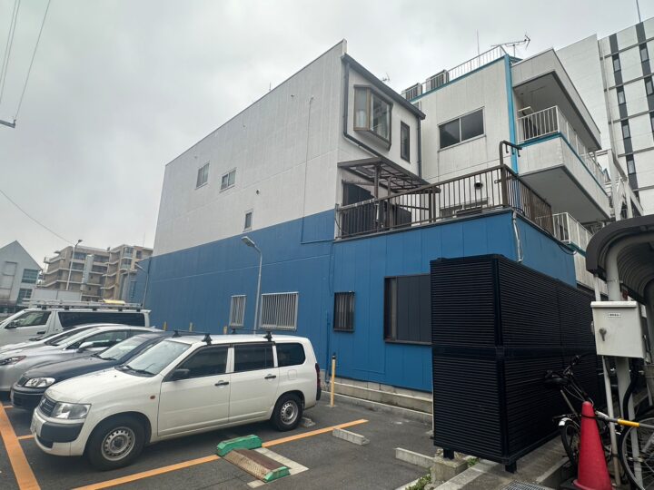 名古屋市港区で外壁塗装工事と防水工事を行いました。